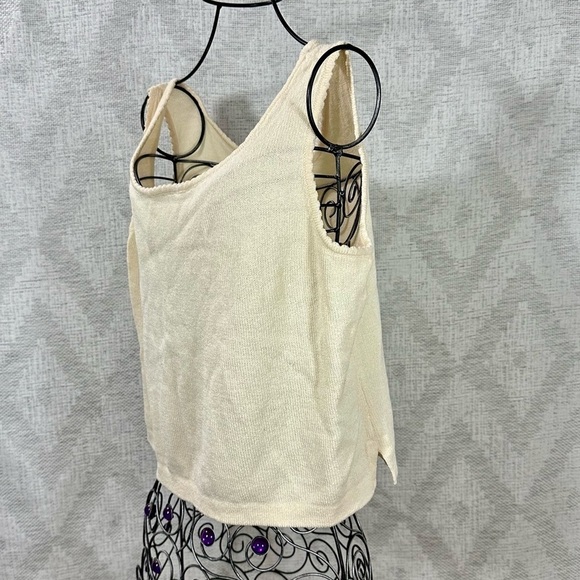 St john santana knit cream tank top size M - Picture 6 of 8